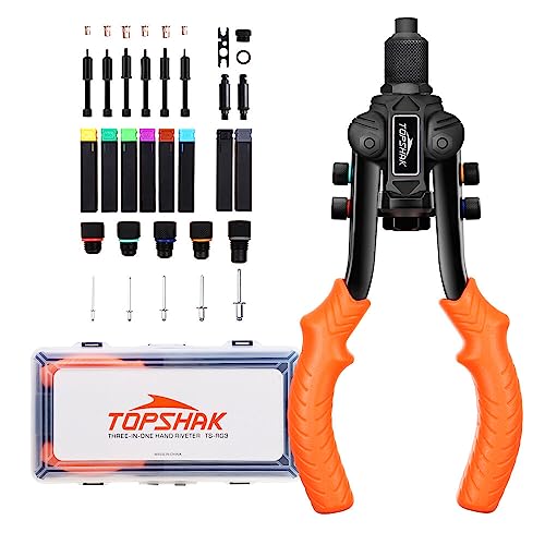 RG3 Handmutter Nietzange Komplett 3 in 1 Arten von Aufgaben mit extrem arbeitssparender von WnewTools