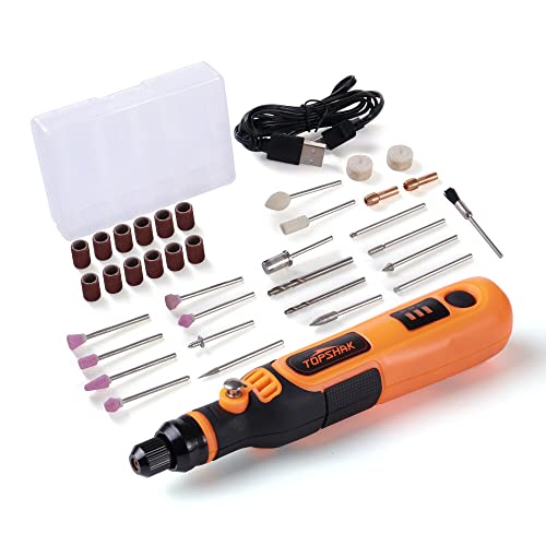 TS-MG1 Mini Grinder 5000-15000rpm Cordless Rotary Tool Kit Portable Electric Grinding Polishing Sanding Engraving Drilling Machine von WnewTools