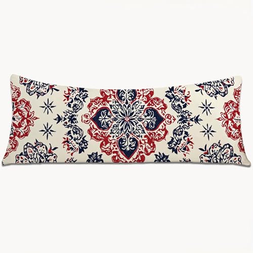 Seitenschläferkissen Bezug 150x50 Langer Kissenbezüge Rot Beidseitiger Druck Nachttischkissen, Extragroße Kissenbezug mit Unsichtbarem Reißverschluss, Samt Body Pillow Case Wohnaccessoires(Blau)1Y-945 Seitenschläferkissen Bezug 150x50 Langer Kissenbezüge Rot Beidseitiger Druck Nachttischkissen, Extragroße Kissenbezug mit Unsichtbarem Reißverschluss, Samt Body Pillow Case Wohnaccessoires(Blau)1Y-945 von Wngssnho