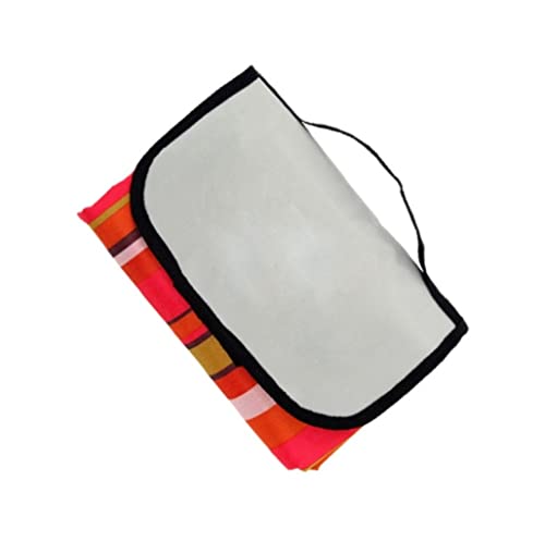 Wnota Picknickdecke, Strandmatte, Picknickdecke, tragbare Outdoor-Picknickmatte für Park, Wandern, Reisen, für Familiencamping auf Gras, Picknickmatte (blau: einfarbig, Größe: 150 x 150 cm) von Wnota
