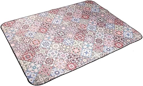 Wnota Picknickdecke, Strandmatte, sanddichte Stranddecke, tragbar, wasserdicht, Picknick-Matte, geeignet für Strand, Camping und Wandern, Picknick-Matte (blau: einfarbig, Größe: 150 x 150 cm) von Wnota