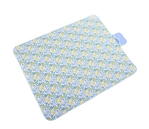 Wnota Picknickdecke, Strandmatte, tragbare Picknickdecke, Campingmatte, Decken, faltbar, für Park, Wandern, Reisen, für Familien-Picknick-Matte (blau: einfarbig, Größe: 150 x 200 cm) von Wnota