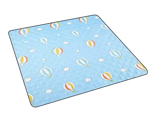 Wnota Picknickdecke, Strandmatte, tragbare Picknickdecke, faltbar, Campingmatte, maschinenwaschbar für Camping, Wandern, Reisen, Picknickmatte (blau: einfarbig, Größe: 150 x 200 cm) von Wnota