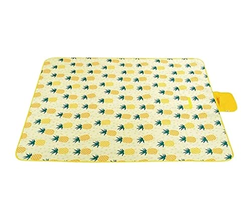 Wnota Picknickdecke, Strandmatte, tragbare Picknickdecke, faltbare Strandmatte für Camping, Wandern, Reisen für Familie, Camping auf Gras, Picknickmatte (blau: einfarbig, Größe: 150 x 200 cm) von Wnota