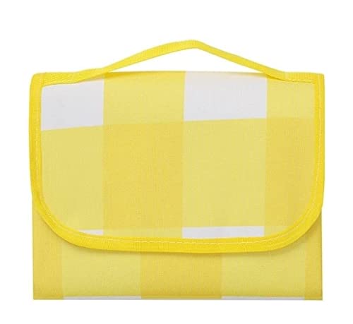 Wnota Picknickdecke Strandmatte sandsichere Picknickdecke wasserdichte Stranddecke, faltbare Picknickmatte, geeignet für Strandcamping Reisen Picknickmatte (blau: Entfarbe, Größe: 150 x 100 cm) von Wnota