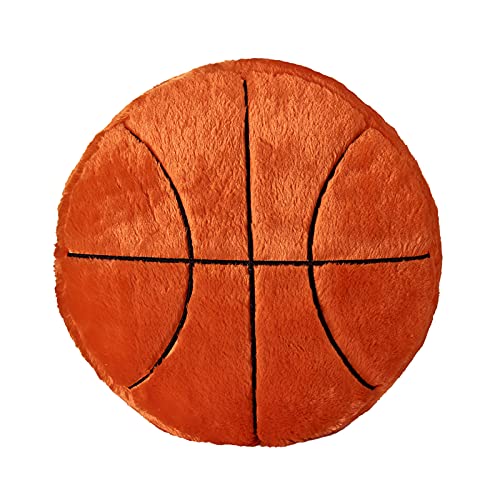 Wnvivi Ball-Wurfkissen, Dekoratives Basketball-Fußball-Plüschkissen, Sportkissen für Wohnzimmer, Sofa, Schlafzimmer(A2) von Wnvivi