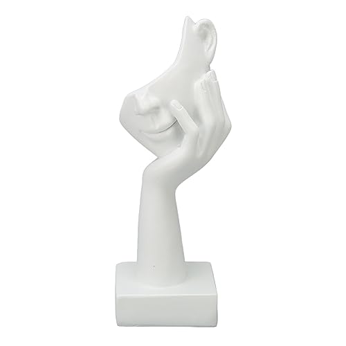 Wnvivi Denker-Statuen aus Kunstharz, Abstrakte Denker-Skulptur Im Modernen Stil, Minimalistische Weiße Denker-Figuren Zum Sammeln für Tischdekorationen von Wnvivi