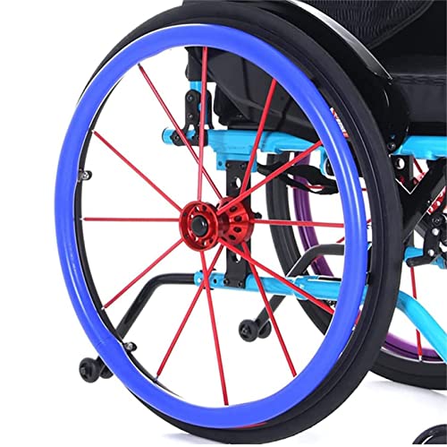 WoCOyo Rollstuhl Greifreifen Abdeckungen 1 Paar rutschfeste Verschleißfeste Kieselgel Rollstuhl Greifreifenabdeckungen Greifring Schutzabdeckung Verbessern Griff und Traktion,005,24inch WoCOyo Rollstuhl Greifreifen Abdeckungen 1 Paar rutschfeste Verschleißfeste Kieselgel Rollstuhl Greifreifenabdeckungen Greifring Schutzabdeckung Verbessern Griff und Traktion,005,24inch von WoCOyo