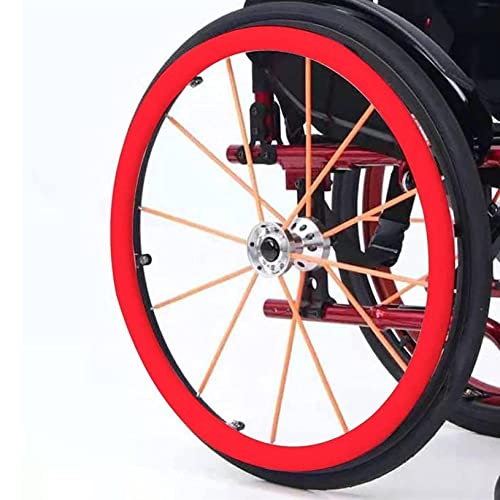 WoCOyo Rollstuhl Greifreifen Abdeckungen 1 Paar rutschfeste Verschleißfeste Kieselgel Rollstuhl Greifreifenabdeckungen Greifring Schutzabdeckung Verbessern Griff und Traktion,006,22inch WoCOyo Rollstuhl Greifreifen Abdeckungen 1 Paar rutschfeste Verschleißfeste Kieselgel Rollstuhl Greifreifenabdeckungen Greifring Schutzabdeckung Verbessern Griff und Traktion,006,22inch von WoCOyo