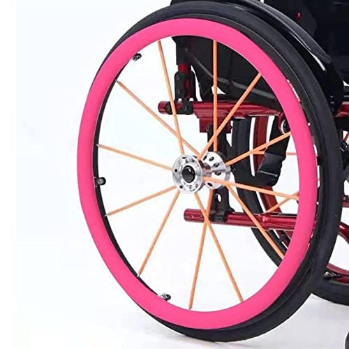 WoCOyo Rollstuhl Greifreifen Abdeckungen 1 Paar rutschfeste Verschleißfeste Kieselgel Rollstuhl Greifreifenabdeckungen Greifring Schutzabdeckung Verbessern Griff und Traktion,008,24inch WoCOyo Rollstuhl Greifreifen Abdeckungen 1 Paar rutschfeste Verschleißfeste Kieselgel Rollstuhl Greifreifenabdeckungen Greifring Schutzabdeckung Verbessern Griff und Traktion,008,24inch von WoCOyo