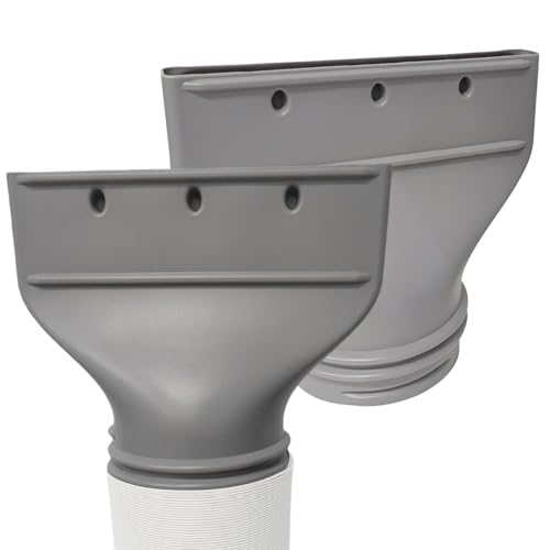 Flacher Klimaanlage Abluftschlauch Adapter, 2 Stück Tragbarer AC Schlauch Verbinder Für Mobile Klimaanlagen, Für 130mm/150mm Durchmesser Abluftschlauch Klimagerät Fenster Flacher Klimaanlage Abluftschlauch Adapter, 2 Stück Tragbarer AC Schlauch Verbinder Für Mobile Klimaanlagen, Für 130mm/150mm Durchmesser Abluftschlauch Klimagerät Fenster von Woalopted
