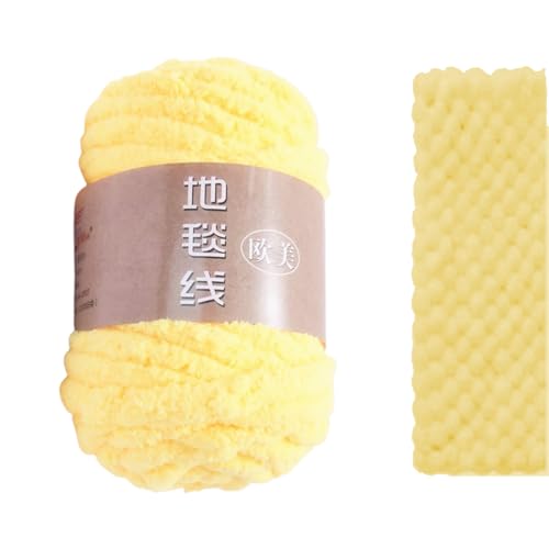 Woalopted Chenille-Garndecke - Weiches Garn für Decke und Häkeln,Polyester-Wollknäuel zum Basteln, vielseitig einsetzbar für selbstgemachte Hand- und Deckenschals von Woalopted