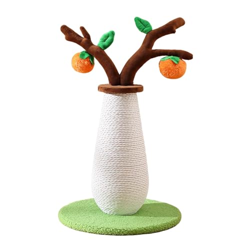 Woalopted Für Katzen - Kakibaum Kratzspielzeug,Kletterbaum Zur Mentalen Stimulation Training Wohnung Indoor Outdoor Stressabbau von Woalopted