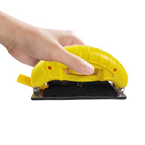 Woalopted Hand Schleifklotz | Schleifklotz | Verstellbarer Schleifaufsatz Mit Ergonomischem Griffhalter Für Auto Nass Trocken Lack Fliesen Metall Möbel von Woalopted