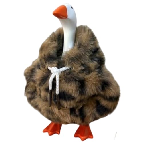Woalopted Herbst Schreibtisch Gänse Outfits 18cm | Desktop Gänse Statue Herbst Kleidung | Halloween Desktop Statue Kleidung für Sammler Teenager Schüler Lehrer Kinder | Schminktisch Arbeitszimmer Büro von Woalopted