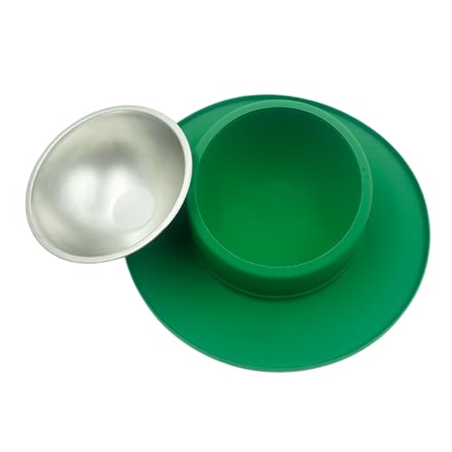 Woalopted Hundenapf - Spülmaschinengeeignet Spillproof Edelstahl Silikon Futternapf - Auslaufsicherer Hundenapf Katzennapf | Für Haustiere Fütterung Wasser Reisen Zuhause Zwinger Kleine Mittel Hunde von Woalopted