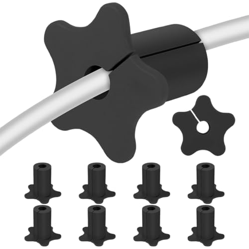 Woalopted Kabeldurchführungen für die Wand | 10 Stück Kabeldurchführung aus Silikon für Außenwände | Sternförmige Durchführungssehne für Managementdraht | Für Heimkino Entertainment-Center Wohnung Woalopted Kabeldurchführungen für die Wand | 10 Stück Kabeldurchführung aus Silikon für Außenwände | Sternförmige Durchführungssehne für Managementdraht | Für Heimkino Entertainment-Center Wohnung von Woalopted