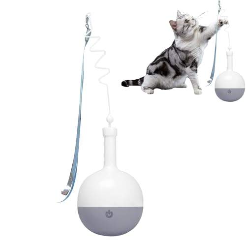 Woalopted Katzen Futter Puzzle | Stimulierender Fressnapf Trainer für Katzen - Elektrisches Kätzchen Spielzeug zum Jagen | Zur Trainingsunterstützung Gegen Langeweile Indoor Outdoor Kitten Aktivierung Woalopted Katzen Futter Puzzle | Stimulierender Fressnapf Trainer für Katzen - Elektrisches Kätzchen Spielzeug zum Jagen | Zur Trainingsunterstützung Gegen Langeweile Indoor Outdoor Kitten Aktivierung von Woalopted