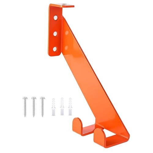 Woalopted Kettensägenhalter Edelstahl | Garage Werkzeug Organizer Wandhalterung | 82 Kg Kapazität Aufbewahrung Für Schuppen Garten Werkstatt Hof von Woalopted