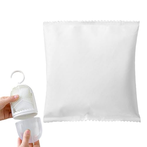 Woalopted Kleiderschrank-Luftentfeuchterbeutel,Feuchtigkeitsabsorbierende Beutel - mit Wassersammler, Feuchtigkeit, Feuchtigkeit, Schrank, Luftentfeuchter, Taschen zum Aufhängen für Schutzkleidung Woalopted Kleiderschrank-Luftentfeuchterbeutel,Feuchtigkeitsabsorbierende Beutel - mit Wassersammler, Feuchtigkeit, Feuchtigkeit, Schrank, Luftentfeuchter, Taschen zum Aufhängen für Schutzkleidung von Woalopted