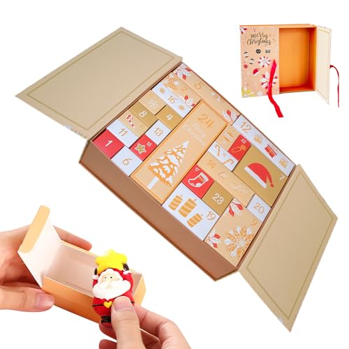 Woalopted Weihnachts Countdown Kalender Box | 2025 Countdown Kalender Mit 24 Fächern Zum Befüllen | Deko Aufbewahrungsbox Für Süßigkeiten Schmuck Handgeschriebene Karten | Für Erwachsene & Kinder Woalopted Weihnachts Countdown Kalender Box | 2025 Countdown Kalender Mit 24 Fächern Zum Befüllen | Deko Aufbewahrungsbox Für Süßigkeiten Schmuck Handgeschriebene Karten | Für Erwachsene & Kinder von Woalopted