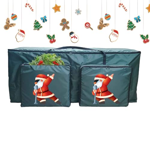Woalopted Weihnachtsbaum Aufbewahrungstasche,UV-beständige Tasche mit zwei Fronttaschen | Haushaltsfestorganizer Für Feiertage,Für Waschraum Garage Wohnung Reise Wohnheim Woalopted Weihnachtsbaum Aufbewahrungstasche,UV-beständige Tasche mit zwei Fronttaschen | Haushaltsfestorganizer Für Feiertage,Für Waschraum Garage Wohnung Reise Wohnheim von Woalopted