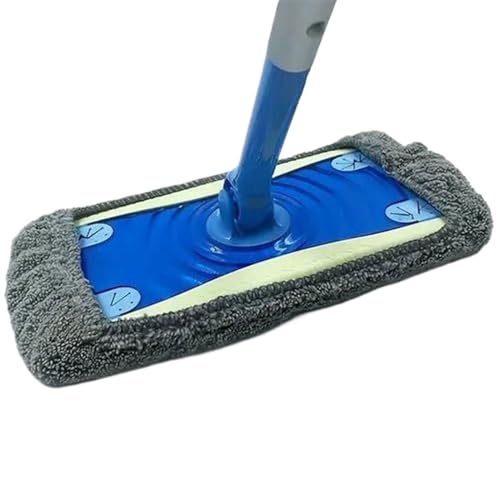 Woalopted Wischmop Ersatzpads | Flachmopp Bezug | Reinigungstücher Für Fliesen Parkett Küche Wohnzimmer Eingangsbereich Keller Waschraum Badezimmer von Woalopted