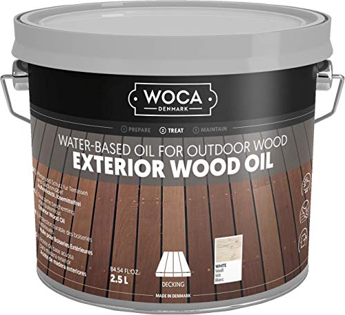 WOCA 617965A Exterior Öl, weiß 2,5 L von WOCA
