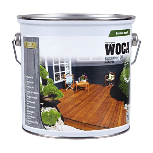 WOCA Terrassenöl Exterior Exclusive Natur Öl Terrasse 2,5 Liter Gartenmöbelö 23,98€/Liter von WOCA