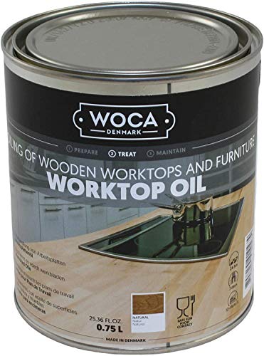 Woca Worktop Oil Natural 0.75 Liter by Woca Denmark von WOCA