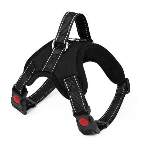 Hundegeschirr Verstellbares Reflektierendes Hundegeschirr Sicherheitsgeschirr für Mittlere Große Hunde Brustgeschirr Dog Harness Weich Gepolstert Atmungsaktiv Hundegeschirr Verstellbares Reflektierendes Hundegeschirr Sicherheitsgeschirr für Mittlere Große Hunde Brustgeschirr Dog Harness Weich Gepolstert Atmungsaktiv von Wodondog