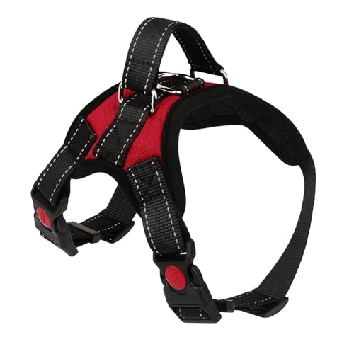 Hundegeschirr Verstellbares Reflektierendes Hundegeschirr Sicherheitsgeschirr für Mittlere Große Hunde Brustgeschirr Dog Harness Weich Gepolstert Atmungsaktiv Hundegeschirr Verstellbares Reflektierendes Hundegeschirr Sicherheitsgeschirr für Mittlere Große Hunde Brustgeschirr Dog Harness Weich Gepolstert Atmungsaktiv von Wodondog