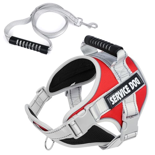 Hundegeschirr Mit Klettverschluss,Anti Zug Atmungsaktiv Brustgeschirr No Pull Sicherheitsgeschirr Reflektierend Dog Harness Einstellbar Weich für Große/Kleine Hunde(Rot,L) Hundegeschirr Mit Klettverschluss,Anti Zug Atmungsaktiv Brustgeschirr No Pull Sicherheitsgeschirr Reflektierend Dog Harness Einstellbar Weich für Große/Kleine Hunde(Rot,L) von Wodondog