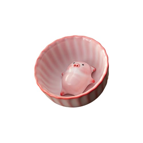 Animal Inside Keramik-Wasserbecher, Schweine-Figur, Teetasse, Spuckblase unter dem Boden, lustige Teetassen für Damen und Herren, Teetasse Animal Inside Keramik-Wasserbecher, Schweine-Figur, Teetasse, Spuckblase unter dem Boden, lustige Teetassen für Damen und Herren, Teetasse von Woedpez