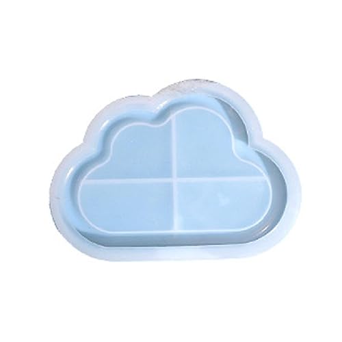 Cloud Heart Flower Shape Tray Silicone Mold Jewelry Container Resin Casting Mold Candle Holder Mold Easy to Clean Jewelry Storage Tray Silicone Mold DIY Craft Supplies Storage Container von Woedpez