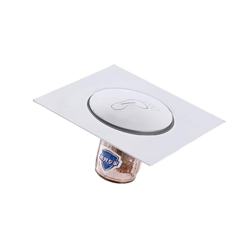 Easy Bathroom Floor Drain Foot Press Seal Mechanism Odor Control Critter Strong for Shower Sink Floor Hygienic Shower Drain Cover von Woedpez