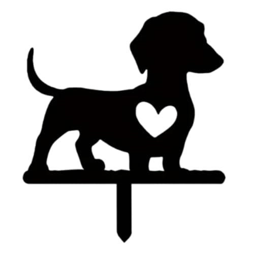 Eleganter Hofpfahl für Hunde, aus Eisen, für Rasen, Gartendekoration, Blumenbeet, Landschaftsbau, Zubehör, Innenhöfe, Metallboden Eleganter Hofpfahl für Hunde, aus Eisen, für Rasen, Gartendekoration, Blumenbeet, Landschaftsbau, Zubehör, Innenhöfe, Metallboden von Woedpez