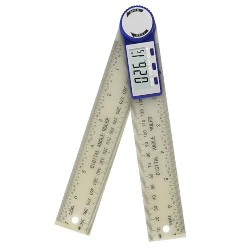 Hohe Präzision Digitaler Winkelmesser 360 Winkel Messgerät Ergonomische LCD-Anzeige Winkelfinder Tischlerwerkzeug Elektronischer Winkelmesser Digital für Holzbearbeitung von Woedpez