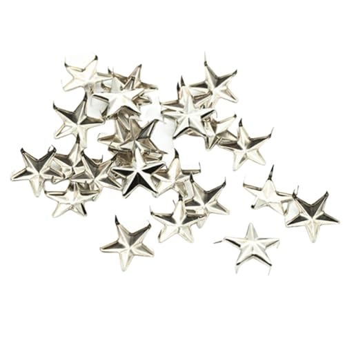 Woedpez 100 Stück/Packung Sternnieten Metall Ziernieten Fünfzackige Sternnieten Leathercraft Spikes Nagelköpfe Nietennieten Woedpez 100 Stück/Packung Sternnieten Metall Ziernieten Fünfzackige Sternnieten Leathercraft Spikes Nagelköpfe Nietennieten von Woedpez