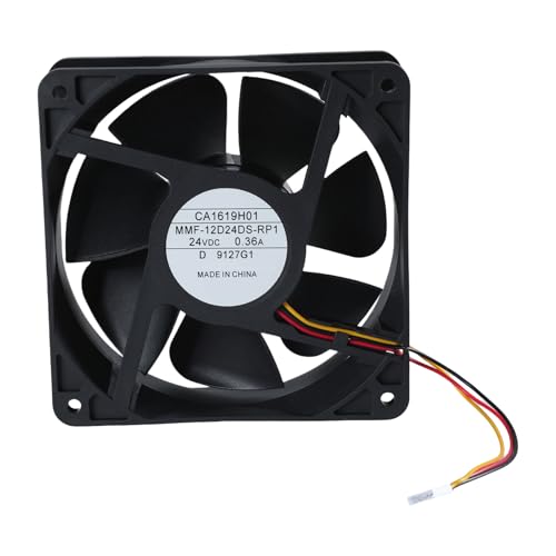 Woedpez Lüfter Mit Alarmfunktion MMF 12D24DSRP1 12x12CM 12CM Lüftergeschwindigkeitsmessung Zum Schutz Vor Überhitzung Von Computern/Servern Woedpez Lüfter Mit Alarmfunktion MMF 12D24DSRP1 12x12CM 12CM Lüftergeschwindigkeitsmessung Zum Schutz Vor Überhitzung Von Computern/Servern von Woedpez