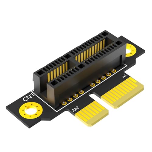 Woedpez PCIe 1x 90 Grad Reverse Male Zu Weiblicher PCIe 1x Bis 1x Adapter Risers Board Risers Card Für 1U Server PC Woedpez PCIe 1x 90 Grad Reverse Male Zu Weiblicher PCIe 1x Bis 1x Adapter Risers Board Risers Card Für 1U Server PC von Woedpez