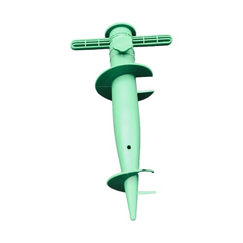 Woedpez Verstärkter HDPE-Gartenschirm-Boden, leicht zu transportieren, Strandschirm-Boden für mehr Stabilität auf Terrassen, Decks und Rasenflächen, robuste Hofpfähle von Woedpez