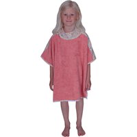 Wörner Badeponcho "Vogel", Außenseite Kapuze und Schulteraufsatz aus bedrucktem Single-Jersey von Wörner