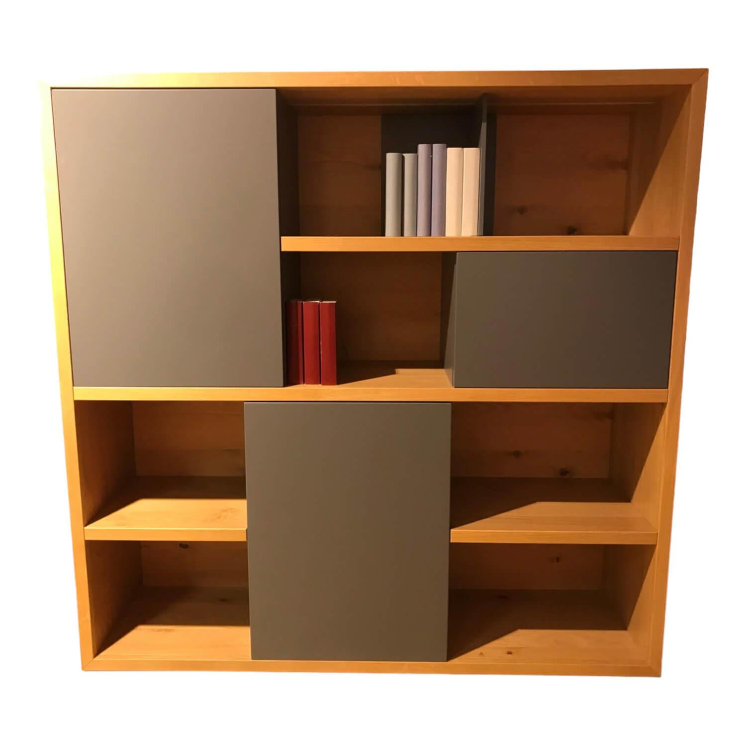 Regal Naxos Balkeneiche Echtholz Furniert Lack Granit Dunkel Mit Beleuchtung Regal Naxos Balkeneiche Echtholz Furniert Lack Granit Dunkel Mit Beleuchtung von Wöstmann
