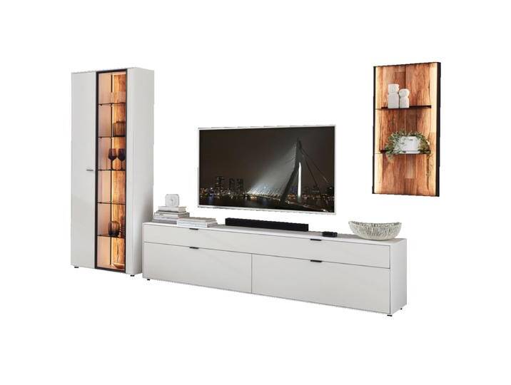 Wöstmann WM 2470 Wohnwand Kombi 0012 in Lack weiß oder graphitgrau mit massivem Spaltholz-Akzent 3-teilige Wohnwand versandkostenfrei online kaufen Wöstmann WM 2470 Wohnwand Kombi 0012 in Lack weiß oder graphitgrau mit massivem Spaltholz-Akzent 3-teilige Wohnwand versandkostenfrei online kaufen von Wöstmann