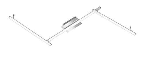 Wofi Deckenleuchte, 3-flammig Clay 3 x LED / 10 W, 11 x 9 x 180 cm, 3000 k, 820 lm, Energieeffizenzk von Wofi