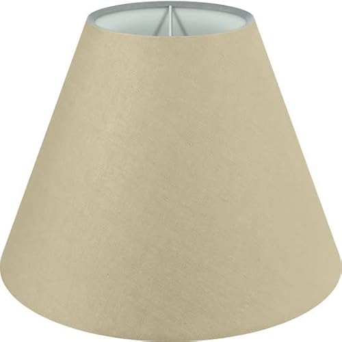 Wogati® Lampenschirm | verschiedene Größen & Farben | Farbe: Beige/Größe: M | E27 | Baumwolle | Lampenschirm Stehlampe + Lampenschirm Hängelampe + Lampenschirm für Tischlampe von Wogati