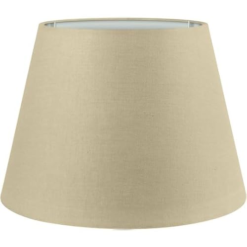 Wogati® Premium Lampenschirm E14/E27 Baumwolle | verschiedene Größen & Farben | Farbe: Beige/Größe: L | Lampenschirm Stehlampe + Lampenschirm Hängelampe + Lampenschirm für Tischlampe von Wogati