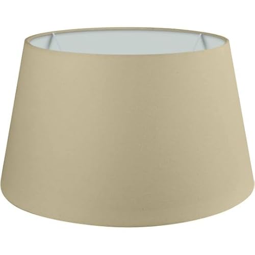 Wogati® Premium Lampenschirm E14/E27 Baumwolle | verschiedene Größen & Farben | Farbe: Beige/Größe: XXL | Lampenschirm Stehlampe + Lampenschirm Hängelampe + Lampenschirm für Tischlampe von Wogati