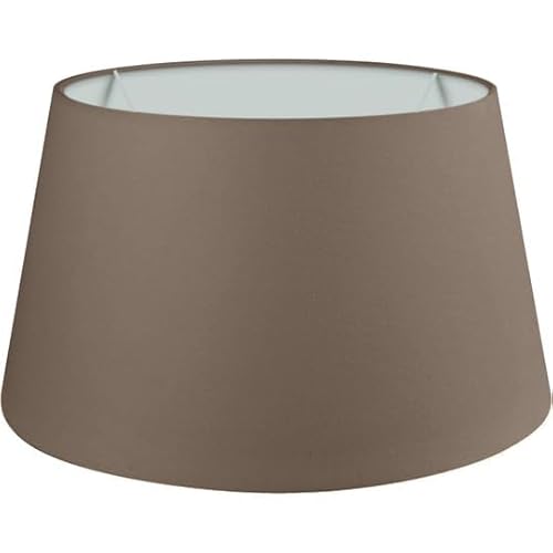 Wogati® Premium Lampenschirm E14/E27 Baumwolle | verschiedene Größen & Farben | Farbe: Braun/Größe: XXL | Lampenschirm Stehlampe + Lampenschirm Hängelampe + Lampenschirm für Tischlampe von Wogati